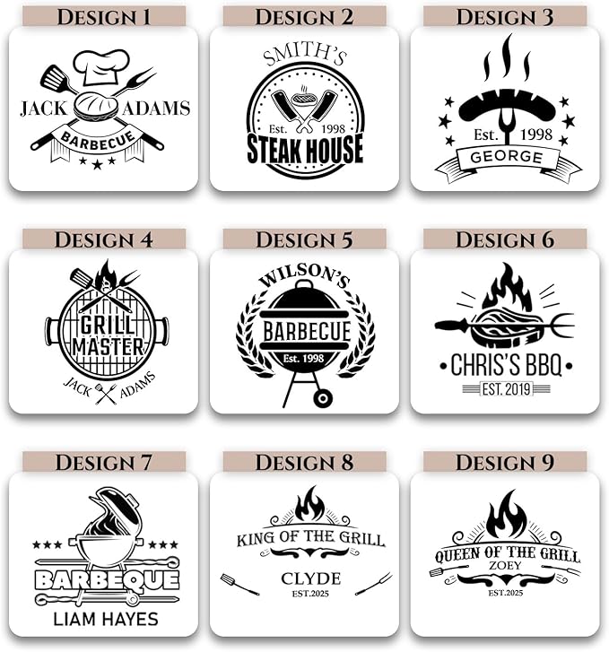 King of the Grill & Queen of the Grill Personalized Cutting Board – Custom Bamboo BBQ Board for Men, Women & Couples | Housewarming, Wedding Gift | Grilling Accessories 2025