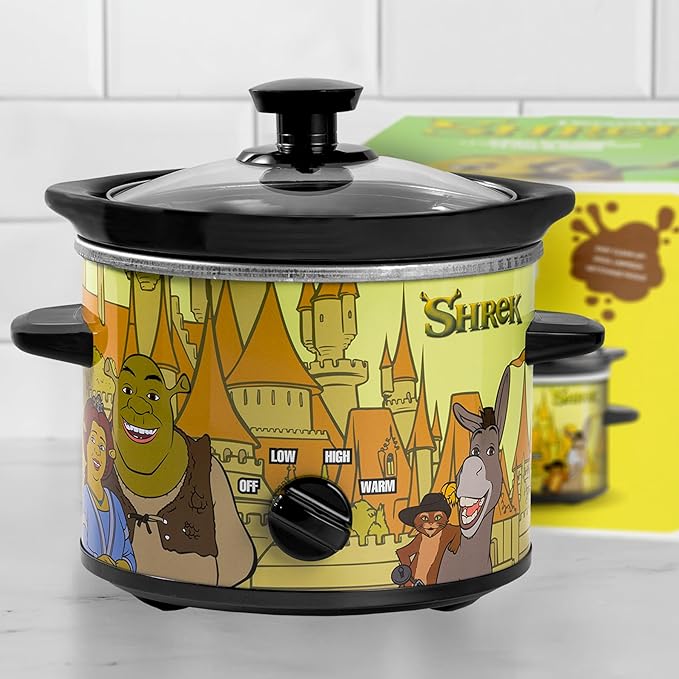 Uncanny Brands Shrek 2qt Slow Cooker - Small Kitchen Appliance