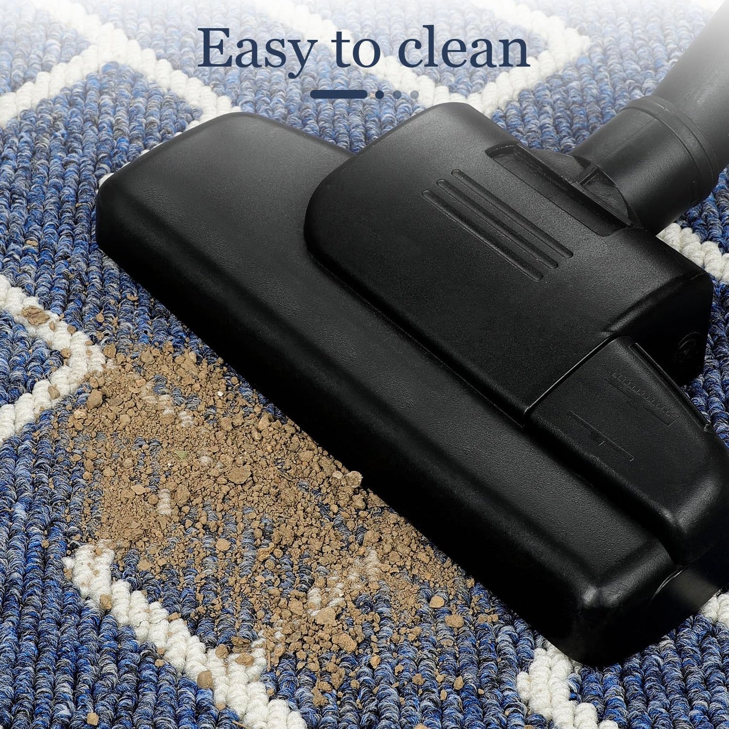 hicorfe Kitchen Rugs and Mats,Kitchen Mats for Floor,20"x31.5" Non Slip Runner Rug,Absorbent Resist Dirt Comfort Standing Mat Machine Washable for Entryway,Hallway,Front of Sink(Navy Blue)