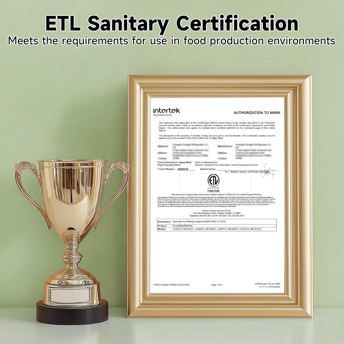 Real Relax Commercial Ice Maker Machine, 400LBS/24H ETL Approval Ice Machine, 330 lbs Ice Storage Capacity, Auto Self-Cleaning, LCD Display, with Ice Scoop for Bar Cafe Restaurant Business