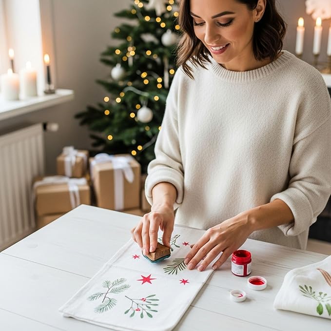 Flour Sack Towels – 24 Pack Cotton Kitchen Dish Towel, Tea Towels for Crafts, Embroidery, Baking, Bread Proofing – Thick, Absorbent, Quick-Dry – 18"x28" Natural