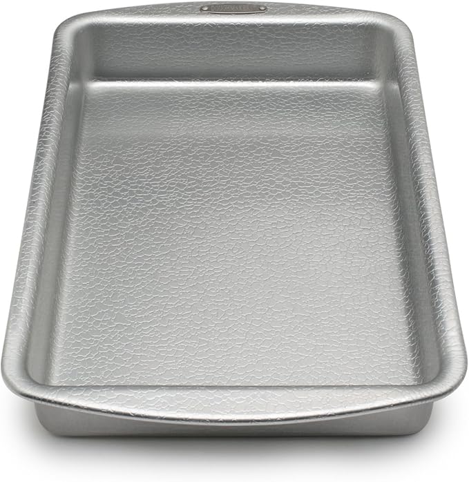 Doughmakers 40056 Premium Quality Commercial Grade Bakeware, Set of 3 Baking Pans, 10 x 15 sheet, 9 x 13 pan, 9-inch round, Silver, Large