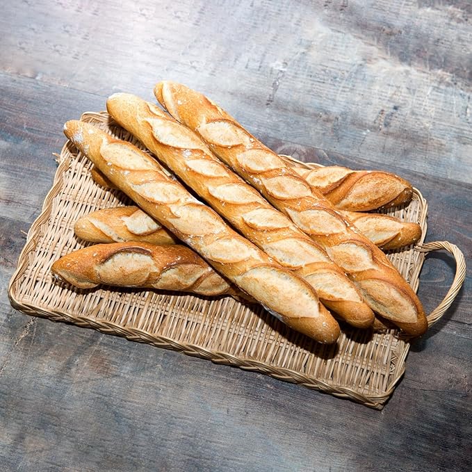 Bread Proofing Basket Sourdough Bread Baking Supplies Starter Kit Set (Baguette Baskets)
