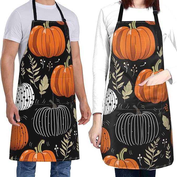 Funny Animal Apron with 2 Pockets Waterproof for Men Women Kitchen Garden Decor