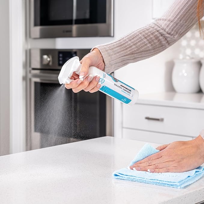 Lifeproof 2-Pack Ceramic Coating Spray Kit - Shine, Seal & Protect Kitchen & Bath Surfaces, Repels Stains & Grime