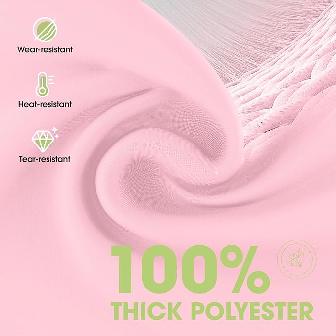 Pureegg Rectangle Table Cloth 60" x 84" – Durable Polyester Tablecloth Offers Reusable & Washable Protection, Ideal for Outdoor Party, Picnic, Wedding, Banquet and Birthday, Pink