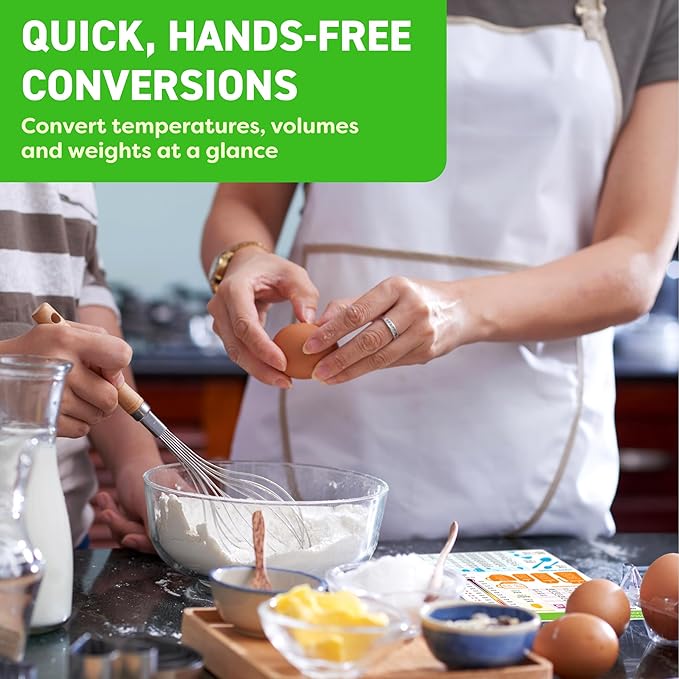 Kitchen Conversion Chart Magnet - Measurements Conversion Chart - Baking Supplies Baking Accessories Cooking Gadgets - Baking Kitchen Cooking Gifts for Women - Kitchen Gadgets