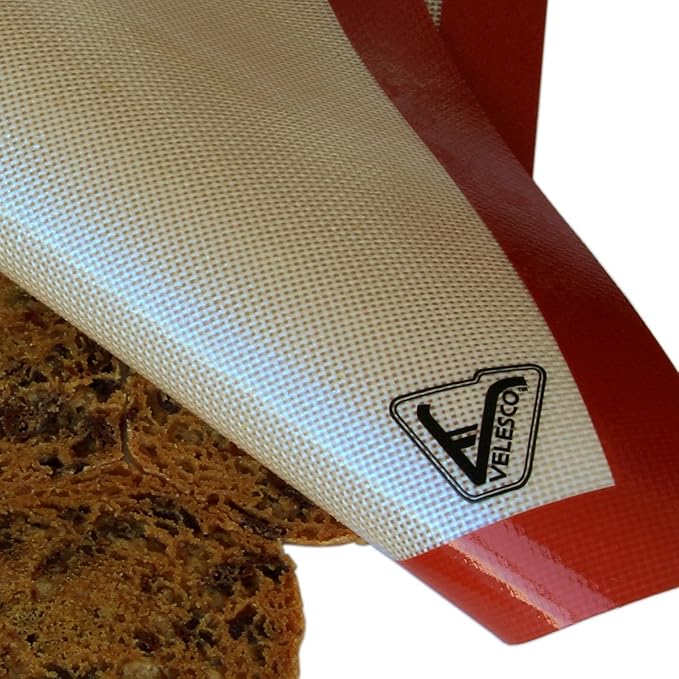 Silicone Baking Mat for Toaster Oven - Set of 2 mats (Size 7 7/8" x 10 13/16") - Non Stick Silicon Liners for Sheets, Trays & Pans - Pizza/Hot Dog/Sandwich/Cookie Making - Professional Grade