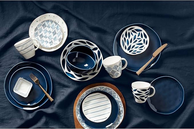 Lenox, Blue Bay Colors 4Pc Dinner Plates, 6.85 LB