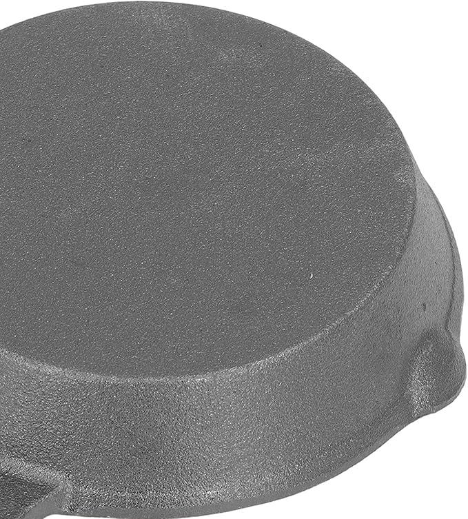14cm Cast Iron Frying Pan, Pre Seasoned Small Skillets Nonstick Frying Pan Small Egg Skillet Flat Bottomed for Stovetop Oven Grill