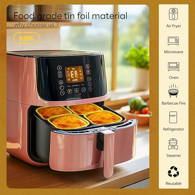 60 Pack Mini Cake Pans with Lids Mini Aluminum Pans, Disposable Loaf Pans Cupcake Liners with Lids for Pudding, Souffle, Party, Wedding(Black Gold, 10 oz)