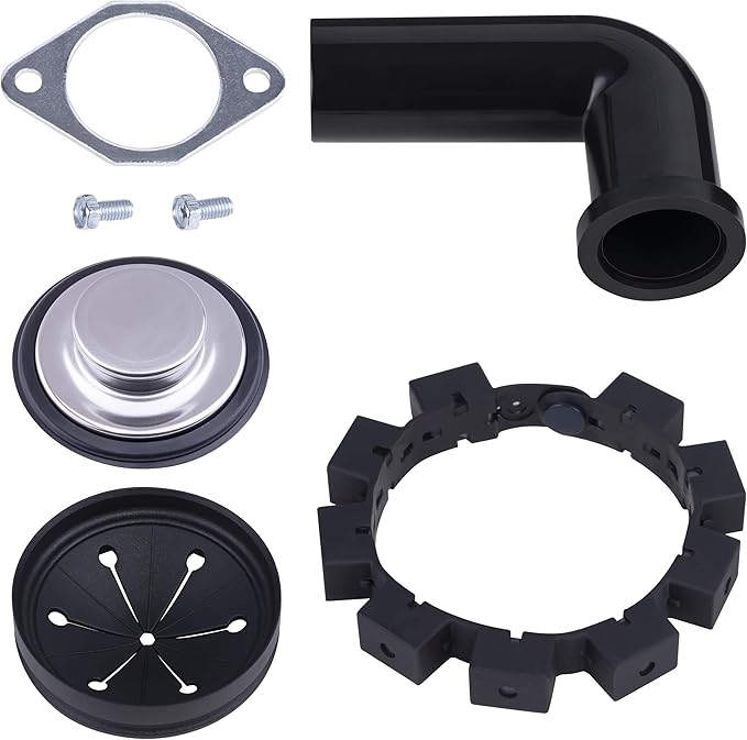 Eco Logic EL-10-DS-PC 10 Designer Series Food Waste Disposer with Polished Chrome Sink Flange, 1-1/4 HP