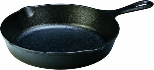 Lodge 9 Inch Cast Iron Pre-Seasoned Skillet – Signature Teardrop Handle - Use in the Oven, on the Stove, on the Grill, or Over a Campfire, Black