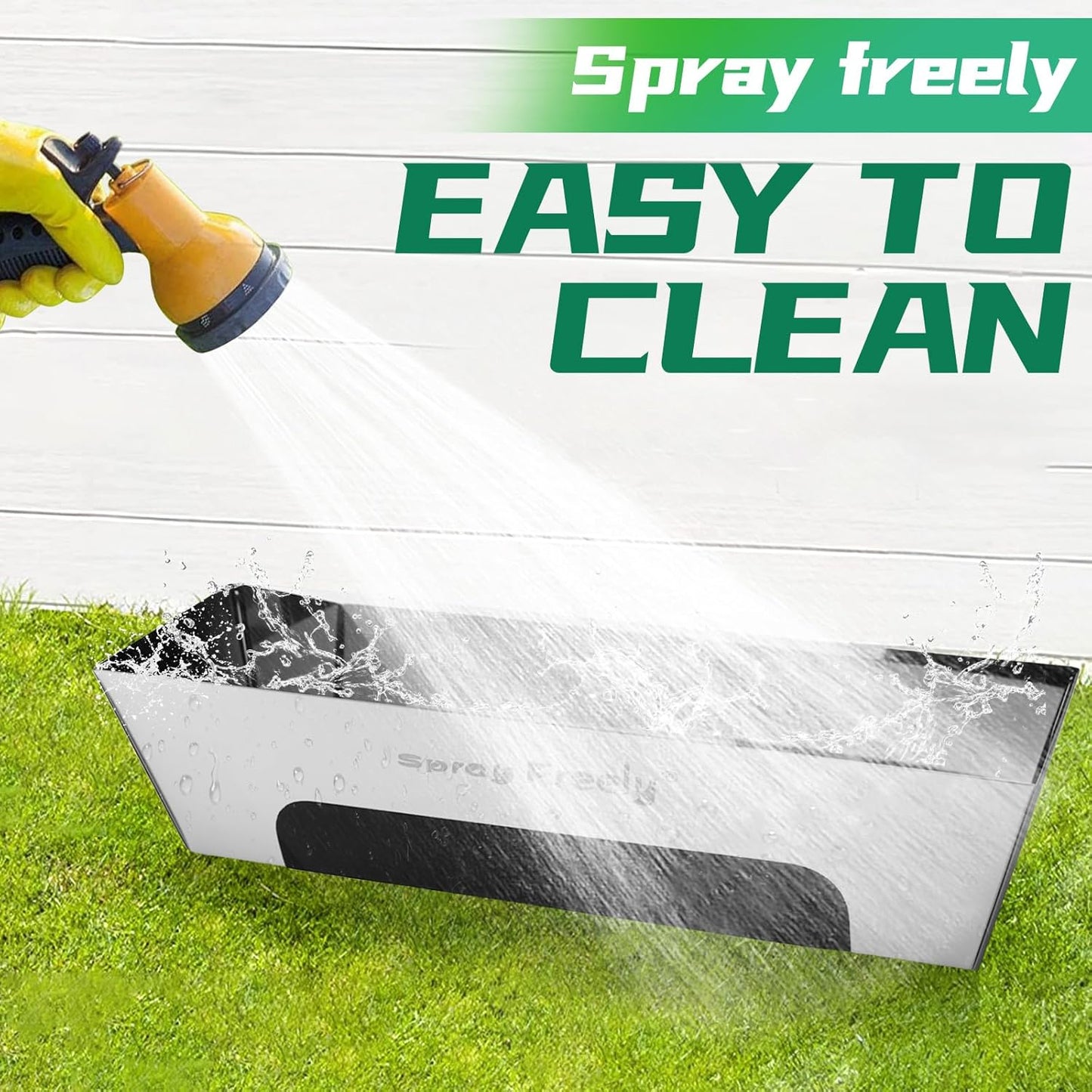 Drywall Mud Pan, Stainless Steel Mud Pan, Sheared Edges for Easy Knife Cleaning, Perfect Size for Larger Drywall Knife, Suitable For Mortar, Mixing Cement, Putty And Paint (12 Inch 1 Pack)