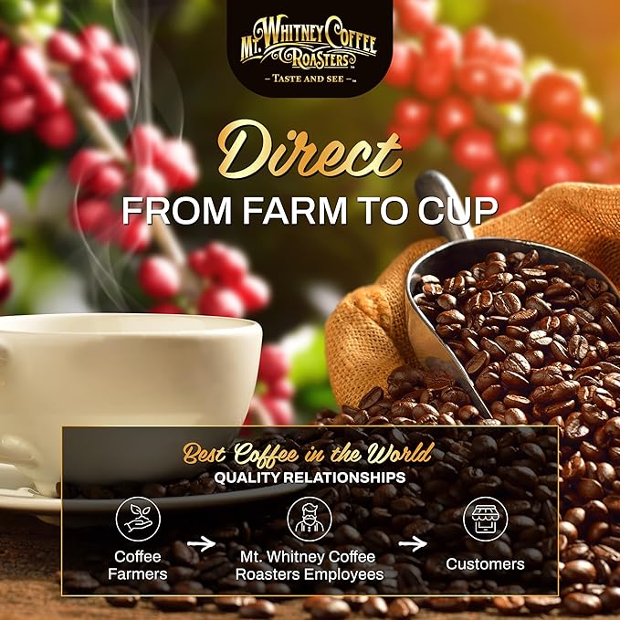 Mt. Whitney Guatemala Adiesto Cooperative Organic Low Acid Coffee (Ground, 5 lb)