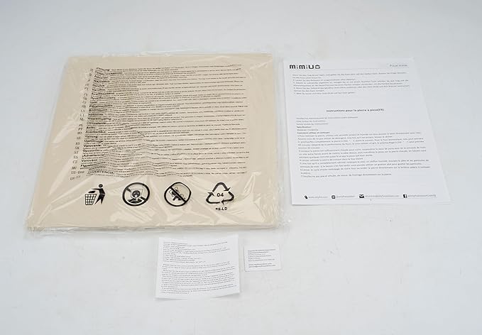 Pizza Stone for Oven and BBQ Grill, 13 inch Square Bread Baking Stone, Heavy Duty Large Ceramic Pizza Pan for Baking Pie Cookie and Cheese