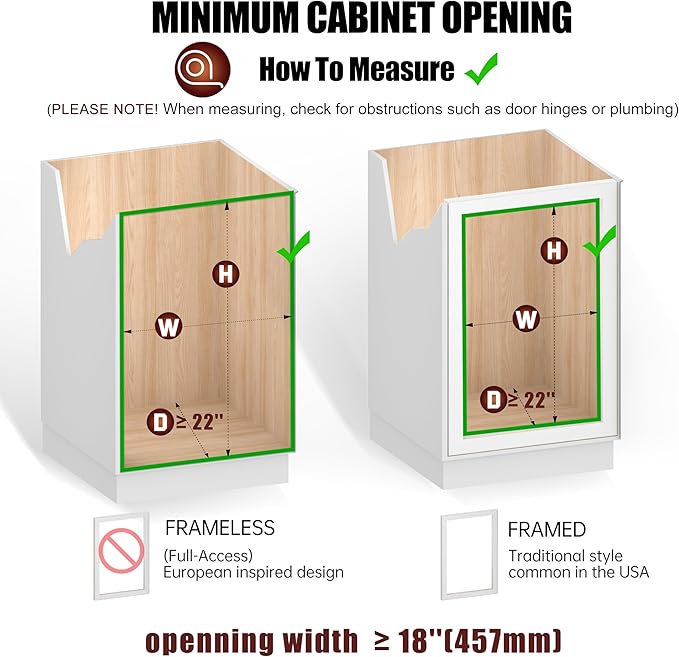 2-Tier Pull Out Cabinet Organizer (17.5" W x 22" D), Pull Out Shelves and Drawer for Kitchen Pantry Storage Basket, Heavy-Duty Metal Sliding Shelf, Chrome Finish