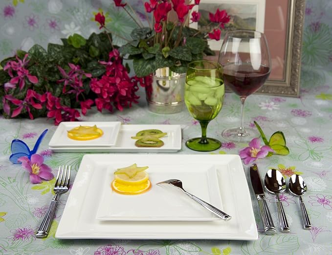 Fortessa Doria 18/10 Stainless Steel Flatware Dessert/Oval Soup Spoon, Set of 12,Silver