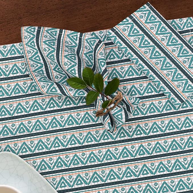 RUVANTI Cloth Napkins Set of 6 Cotton 100%, 18x18 Inches Napkins Cloth Washable, Soft, Absorbent. Cotton Napkins for Parties, Christmas, Thanksgiving, Weddings, Dinner Napkins Cloth - Kite