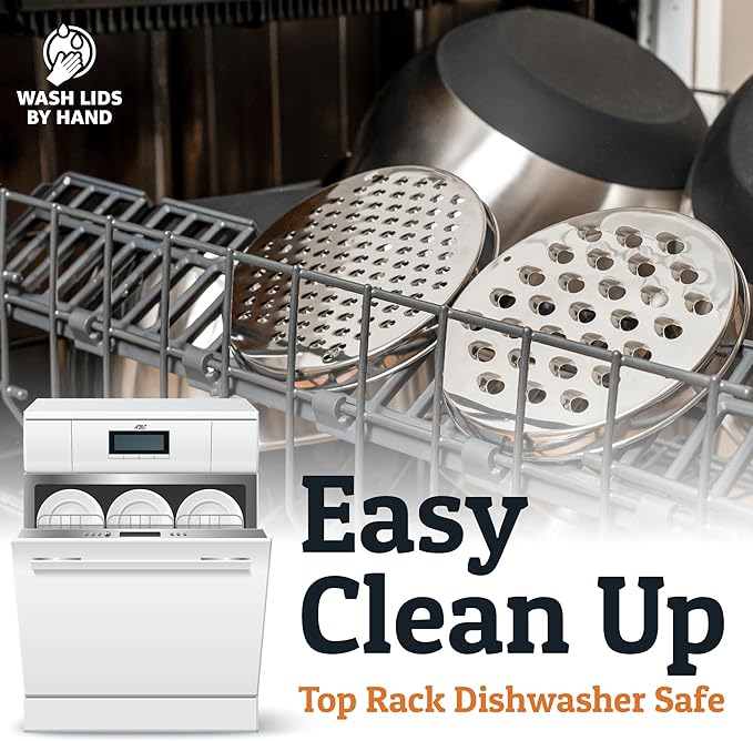 Priority Chef Stainless Steel Mixing Bowls with Lids Set - Premium 30Pcs with 6pc Metal Bowl Set for Kitchen, 3 Graters, Airtight Lids, Non-Slip Bases & Silicone Utensils, Black