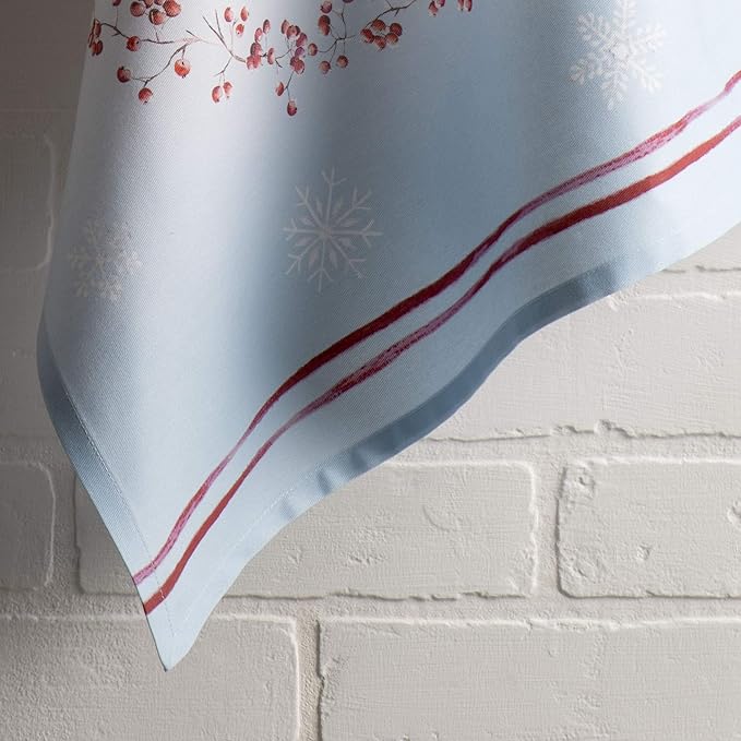 Maison d' Hermine Kitchen Towels Set of 3 100% Cotton 20" x 27.5" Reusable Cloth Tea Dish Towels Absorbent with Hanging Loop for Kitchen Dining Thanksgiving Christmas Decorations (Fairy Tale Forest)