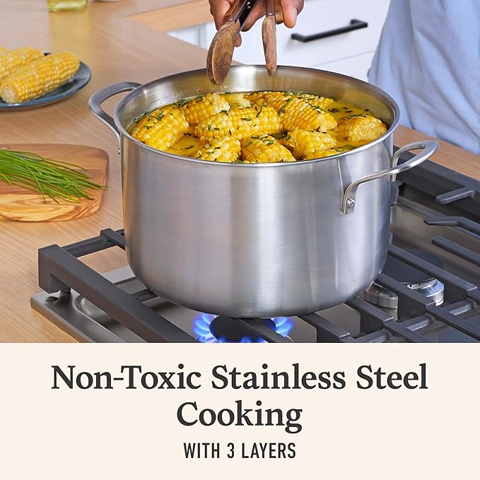 Calphalon Stainless Steel 6-Qt Stock Pot with Lid