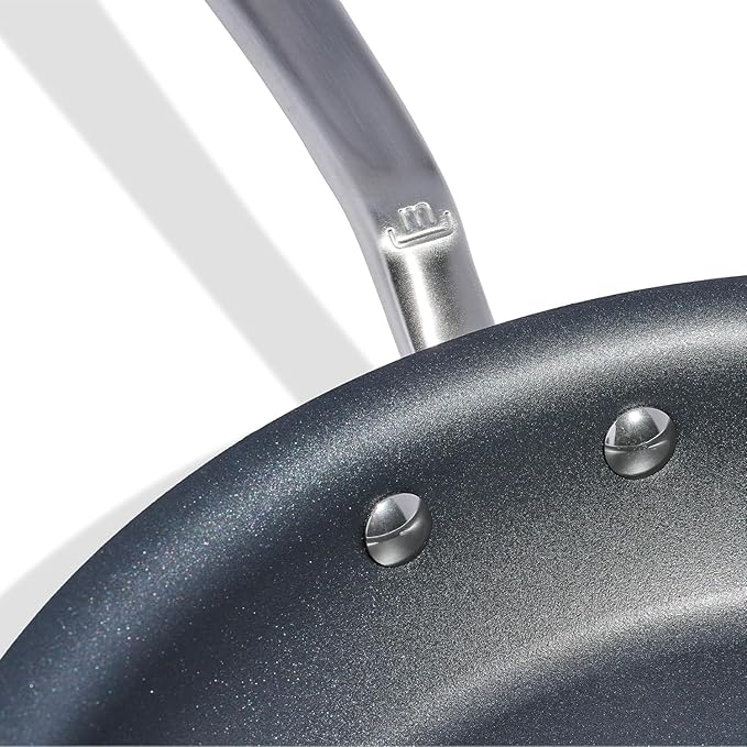 Made In Cookware - ProCoat 12" Non Stick Frying Pan (Graphite) - 5 Ply Stainless Clad Nonstick - Professional Cookware - Crafted in Italy - Induction Compatible