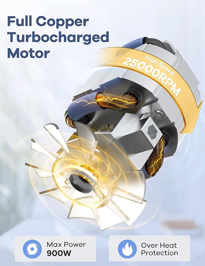 Ganiza Smoothie Blenders, Blenders for Shakes and Smoothie, 15-Piece Personal Blender and Grinder Combo for Kitchen, Smoothies Maker with 4 BPA-Free Portable Blender Cup, Nutritious Recipe, Grey