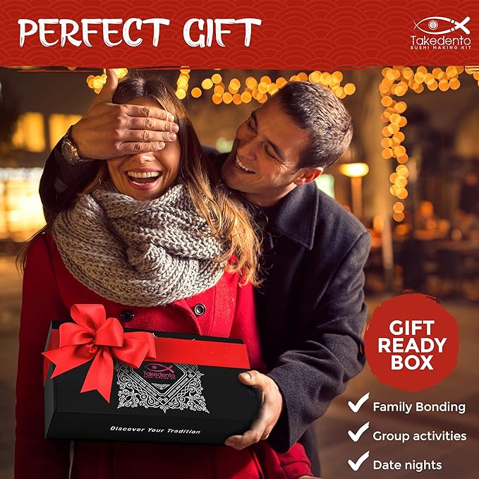 DIY Sushi Making Kit for Beginners – Transparent Sushi Bazooka – Food Grade Safe– Traditional Bamboo Sushi Rolling Mats – 23 Piece All You Need Sushi Making Kit