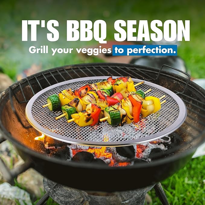 Norjac 8 Inch Pizza Screen, 12 Pack – Aluminum Mesh for Oven, Seamless, Rust-Free, Durable Baking Trays for Crispy Crusts