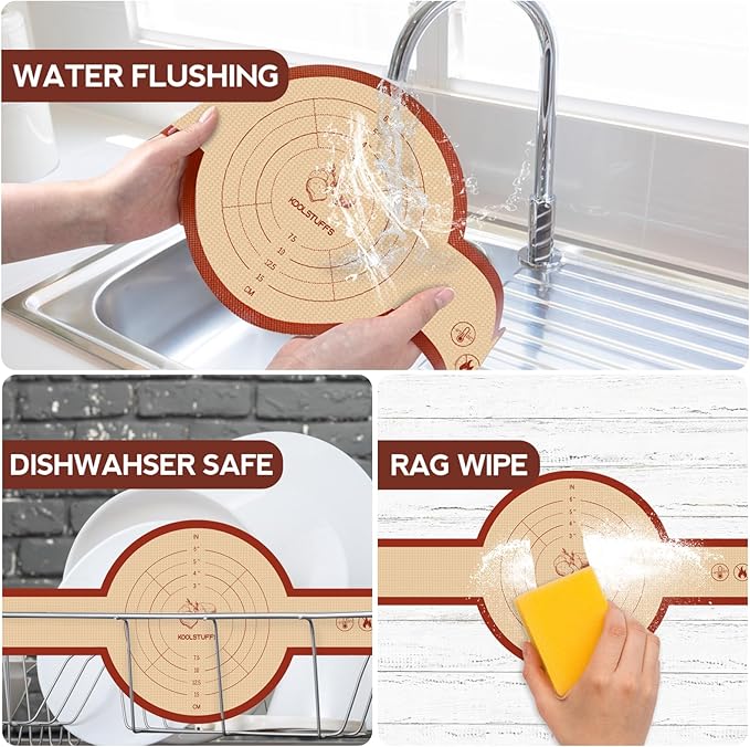 Silicone Bread Sling, 2 Pack Non-Stick & Easy to Clean Reusable Bread Sling for Dutch Oven with Cute Long Handles, Easy and Stable to Transfer Sourdough Bread