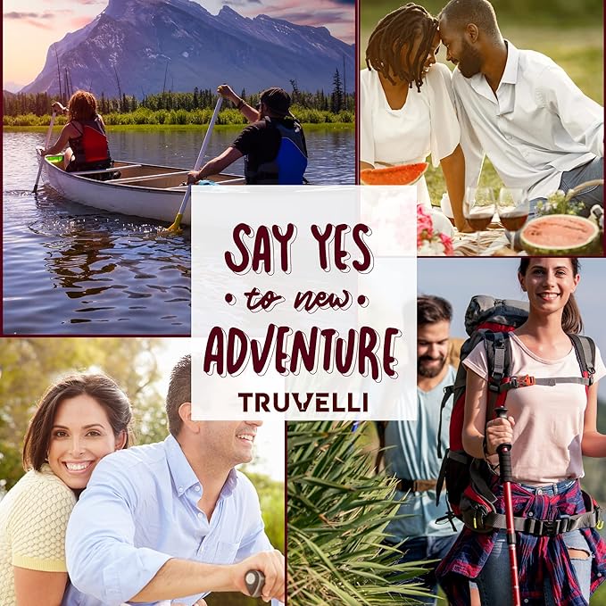 Truvelli Black Insulated Wine Tote Bag: Portable 2 Bottle Cheese Waterproof Black Canvas Carrier Picnic Kit - Stopper Attachment, Plus Wooden Charcuterie Board