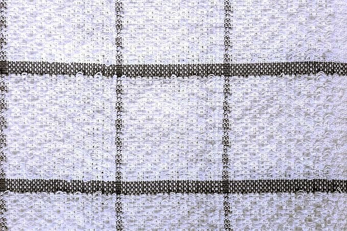 AMOUR INFINI Cotton Kitchen Dish Cloths Set of 8 – Highly Absorbent, Super Soft Premium Terry Cleaning Cloth (12"x12" Inch) Premium Dishcloths for Washing Dishes (Light Gray)