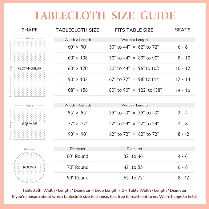 Linen World Linen Tablecloth,100% French Natural Flax Tablecloth 90" x 90" Inch,Washable Square Table Cloth for Dining,Outdoor,Weddings and Restaurants,Decorative Christmas,Peach Pink