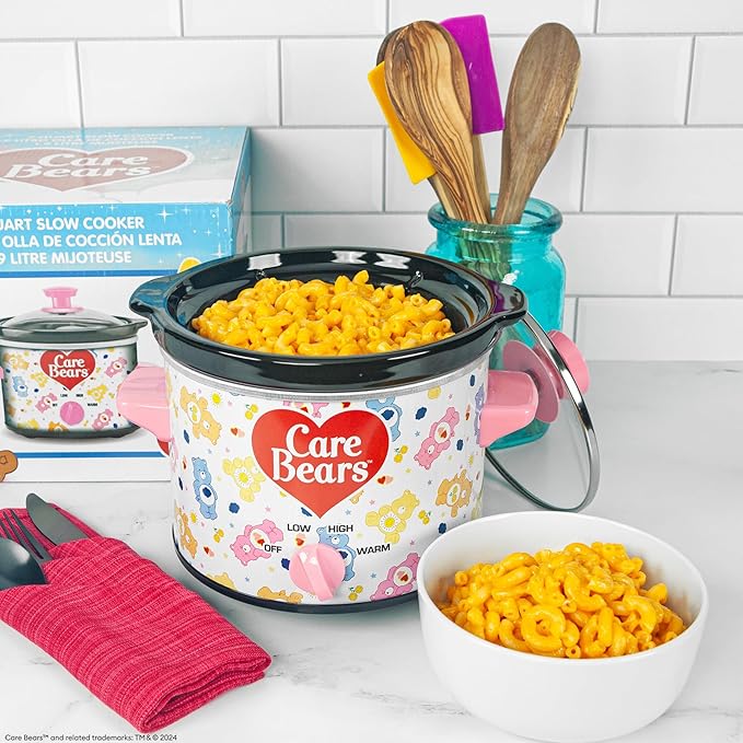 Uncanny Brands Care Bears 2qt Slow Cooker - Cook With Your Favorite Care Bear Characters