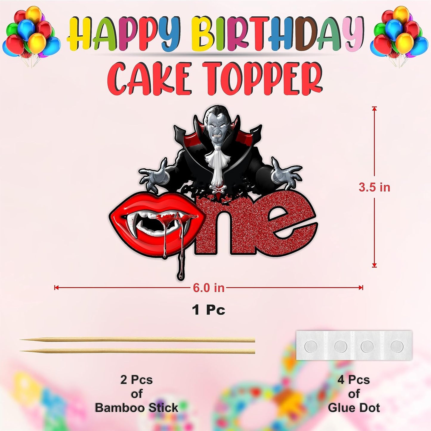 Seyal® Vampre One Cake Topper