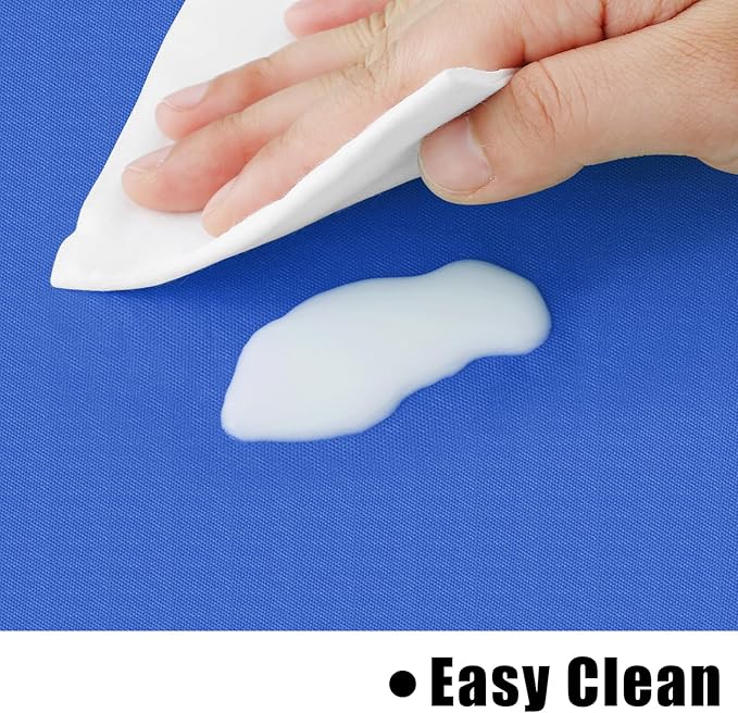 homing Rectangle Vinyl Tablecloth, Waterproof Spillproof Plastic Flannel Backed Table Cloth, Wipe Clean Table Cover for Dining, Buffet Parties and Camping (Blue, 60" x 84")