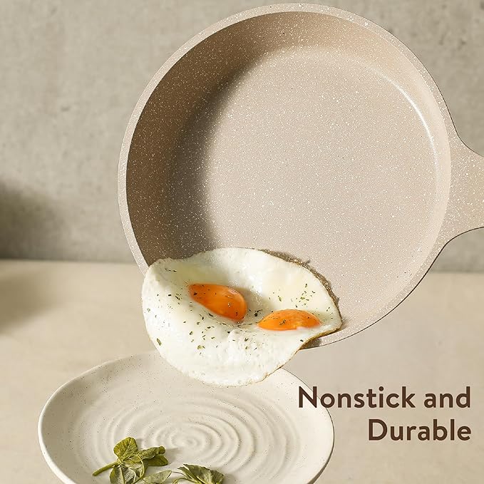 CAROTE 16 Pcs Pots and Pans Set Nonstick, Induction Kitchen Cookware Sets, Non Stick Kitchen Cooking Set with Frying Pans Set