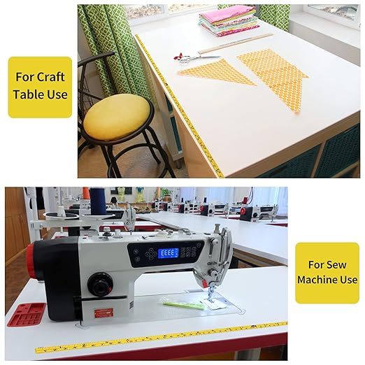 2Pcs Steel Self-Adhesive Measuring Tape, Imperial & Metric Tape Measure Sticker Ruler, Left to Right and Right to Left Stick on Tape Measure for Workbench, Woodworking, Saw & Drafting, 310cm/122Inch