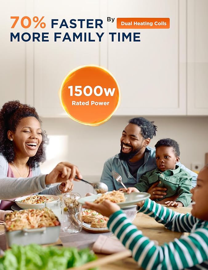 Midea WideMax 12-in-1 Electric Pressure Cooker, 6.5 Quart, 12 Presets, Multi-Functional Programmable Slow Cooker, Rice Cooker, Steamer, Sauté Pan, Cake, Yogurt, Warmer and More