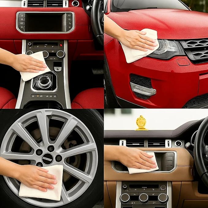 Dish Cloths Cotton| Kitchen Wash Cloth | Shop Towels Absorbent and Lint Free Flour Sack| Dishcloths for Kitchen Washing Dishes| Thick Absorbent Quick Dry Dish Rags | 24 Pack 13"x13" Natural