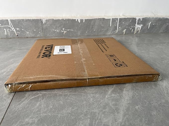 VEVOR Pizza Steel, 14" x 14" x 1/4" Pizza Steel Plate for Oven, Pre-Seasoned Carbon Steel Pizza Baking Stone with 20X Higher Conductivity, Heavy Duty Rustproof Pizza Pan for Outdoor Grill, Indoor Oven