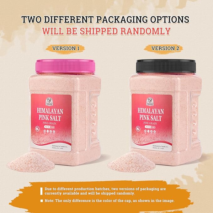 52USA Himalayan Pink Salt Fine, Fine Ground Table and Cooking Salt, 80oz (5 Pound), 100% Real, Pure, Unrefined Himalayan Pink Salt, 80+ Minerals and Electrolytes, Pink Himalayan Sea Salt, Kosher Salt