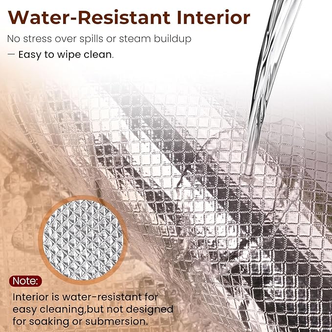 Folding Dough Proofer Box with Temp Control (50-130℉) & 24H Timer, Extra Large Bread Proofing Box for Sourdough, Pizza, Yogurt, Seed Starting, 3D Filament Drying, Space-Saving & Easy to Use