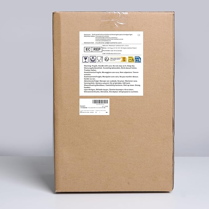 ComSaf Glass Food Storage Containers, 3.6Qt/1.2Qt Glass Flour and Sugar Containers with Airtight Lids, Large Square Jars with Bamboo Lids for Rice, Pasta, Oats, Grains, Cookies, Snacks, Candy