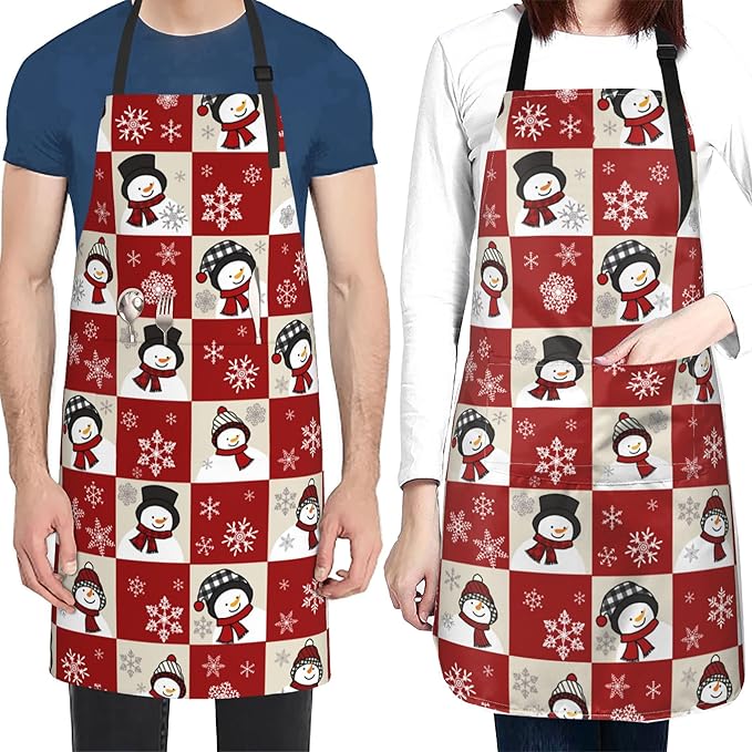 Funny Animal Apron with 2 Pockets Waterproof for Men Women Kitchen Garden Decor