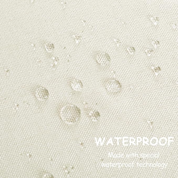 Table Cloth Rectangle Table Cover 55x95 Inches Faux Linen Wrinkle Free and Waterproof Beige Rectangle Tablecloth for Kitchen Dining Party Buffet Wedding