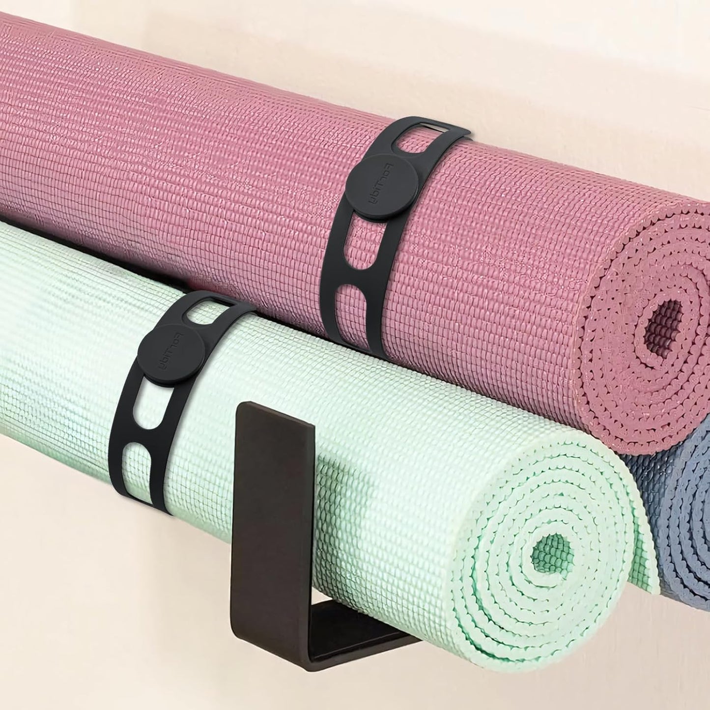 Silicone Latch Strap for Slow Cooker Lid, Pot, Bento Box, 21.65 In Reusable Elastic Self-Lock Silicone Tie for Bundling or Organizing Curtain, Cords, Yoga Mat, Camping Mat, 4pcs (Black)