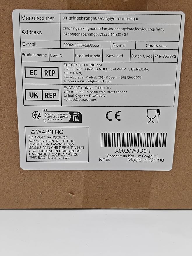 Ceramic Ramen Bowl Set, 800ml, with Lid, Spoon and Chopsticks, Japanese Vintage Large Soup Bowls Instant Noodle Bowl Asian Tableware (Bird*1)