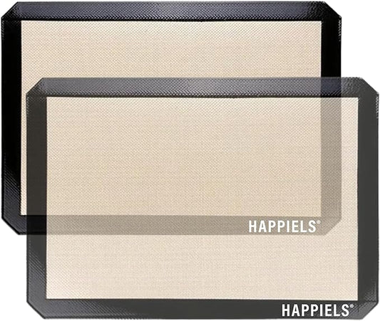 NonStick Baking Mats for 15 inch Sheets 2-Pack | Silicone Nonstick Baking Mats 10 x 15 inches | Cookie Sheet Mat 10x15 | | Silicon Mats 15x10 in
